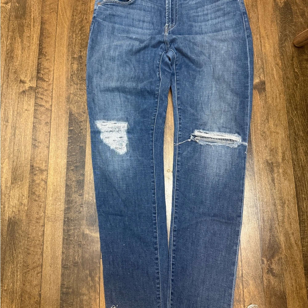 J Brand Indigo Denim Mens Distredd Jeans Size 34
